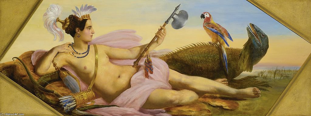 Allegories Of The Four Continents — Master Of The Parrot