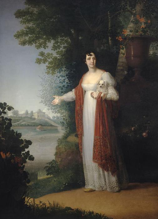 Portrait Of D.a. Derzhavina — Vladimir Lukich Borovikovsky
