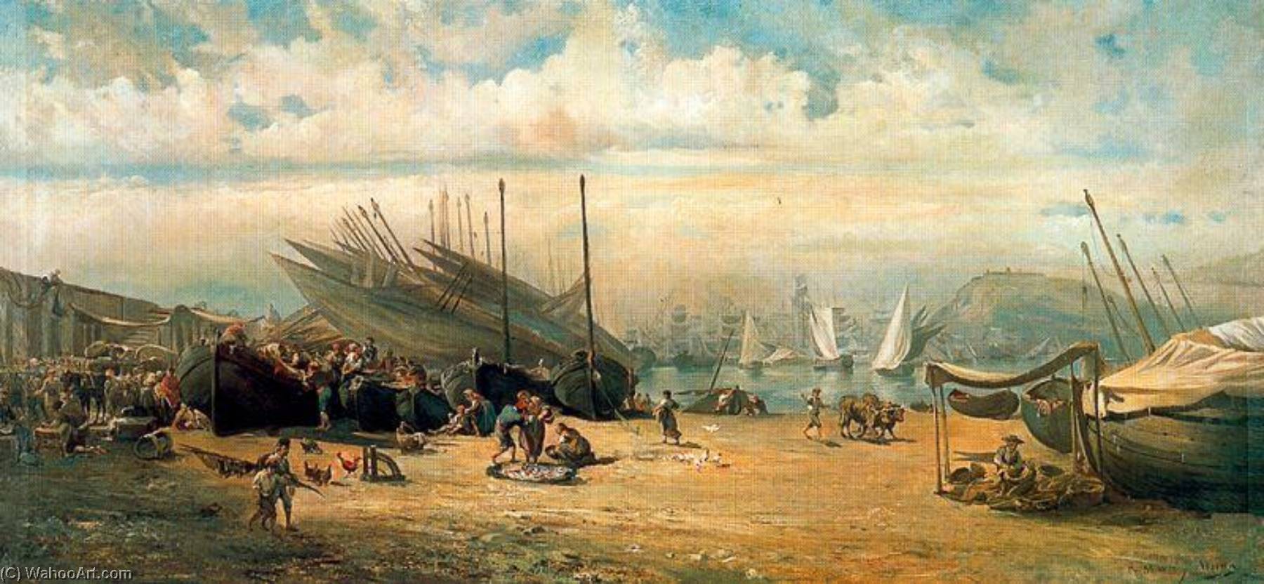 The Fishing Pier In Barcelona — Ramon Marti Alsina