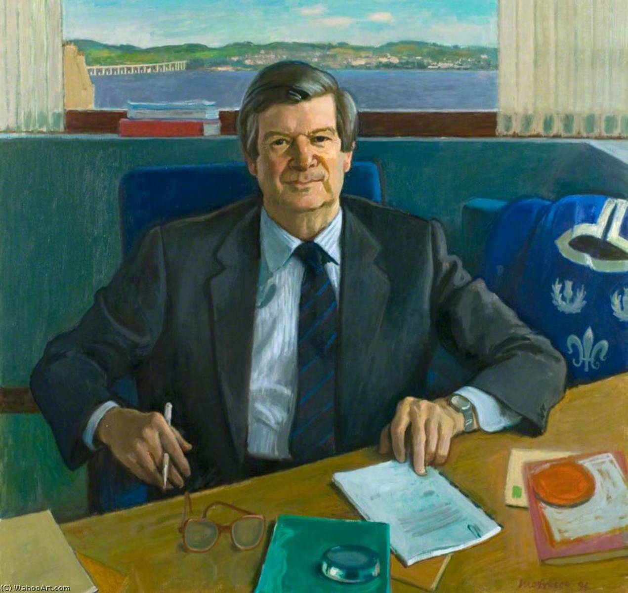 Principal Michael Hamlin (b.1930) — Alberto Morrocco