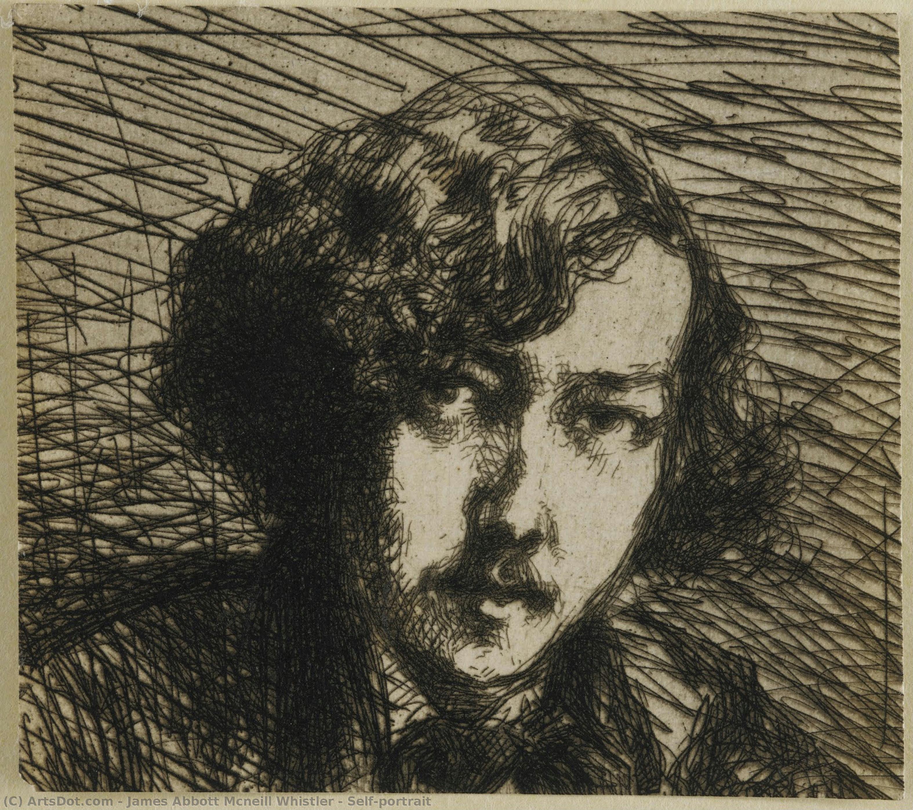 Selbstporträt — James Abbott Mcneill Whistler