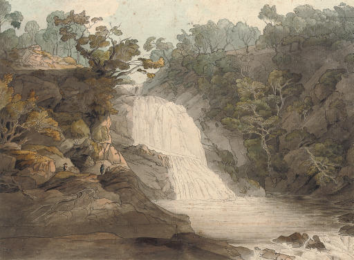 The Falls Of The Mothvaye, North Wales — Francis Towne