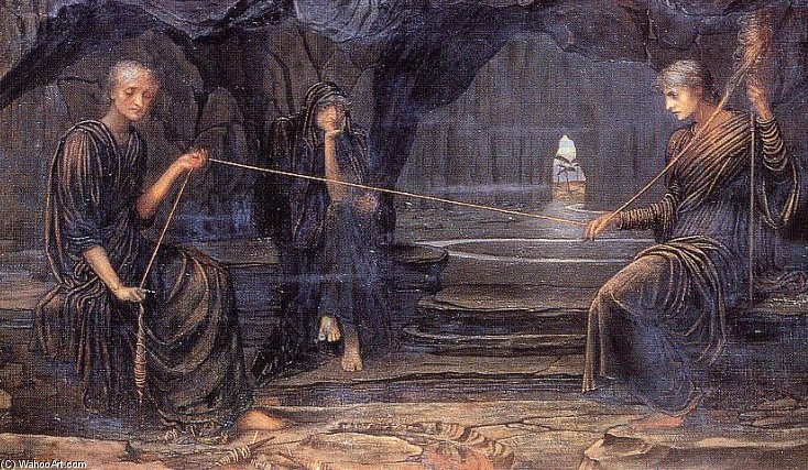 A Golden Thread — John Melhuish Strudwick