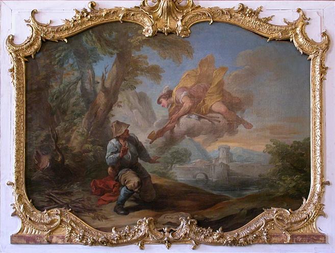 Mercury And The Woodman — Charles-andré Van Loo