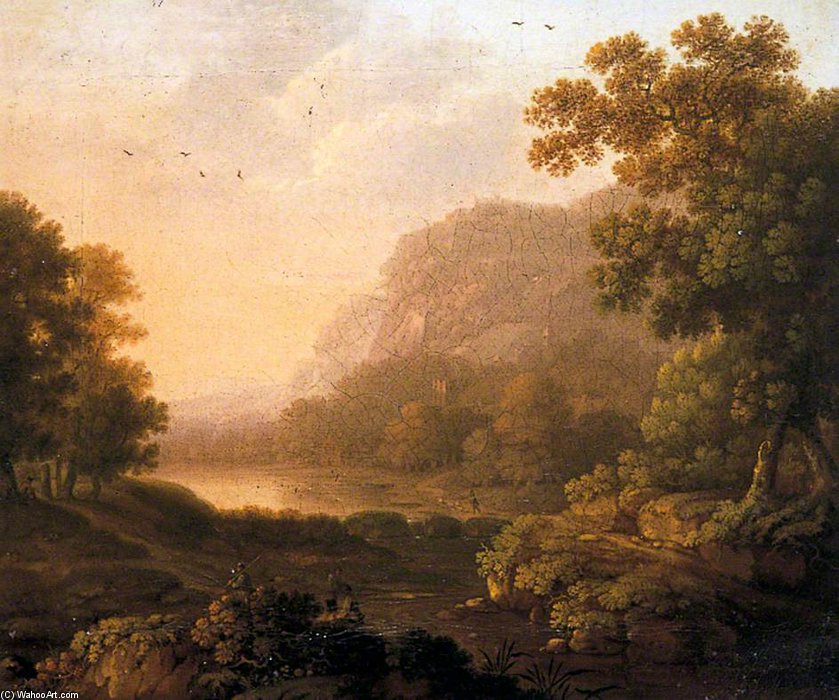 The Shepherd, Evening — George Smith