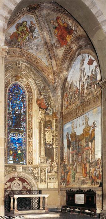 View Of The Frescoes In The Strozzi Chapel — Filippino Lippi