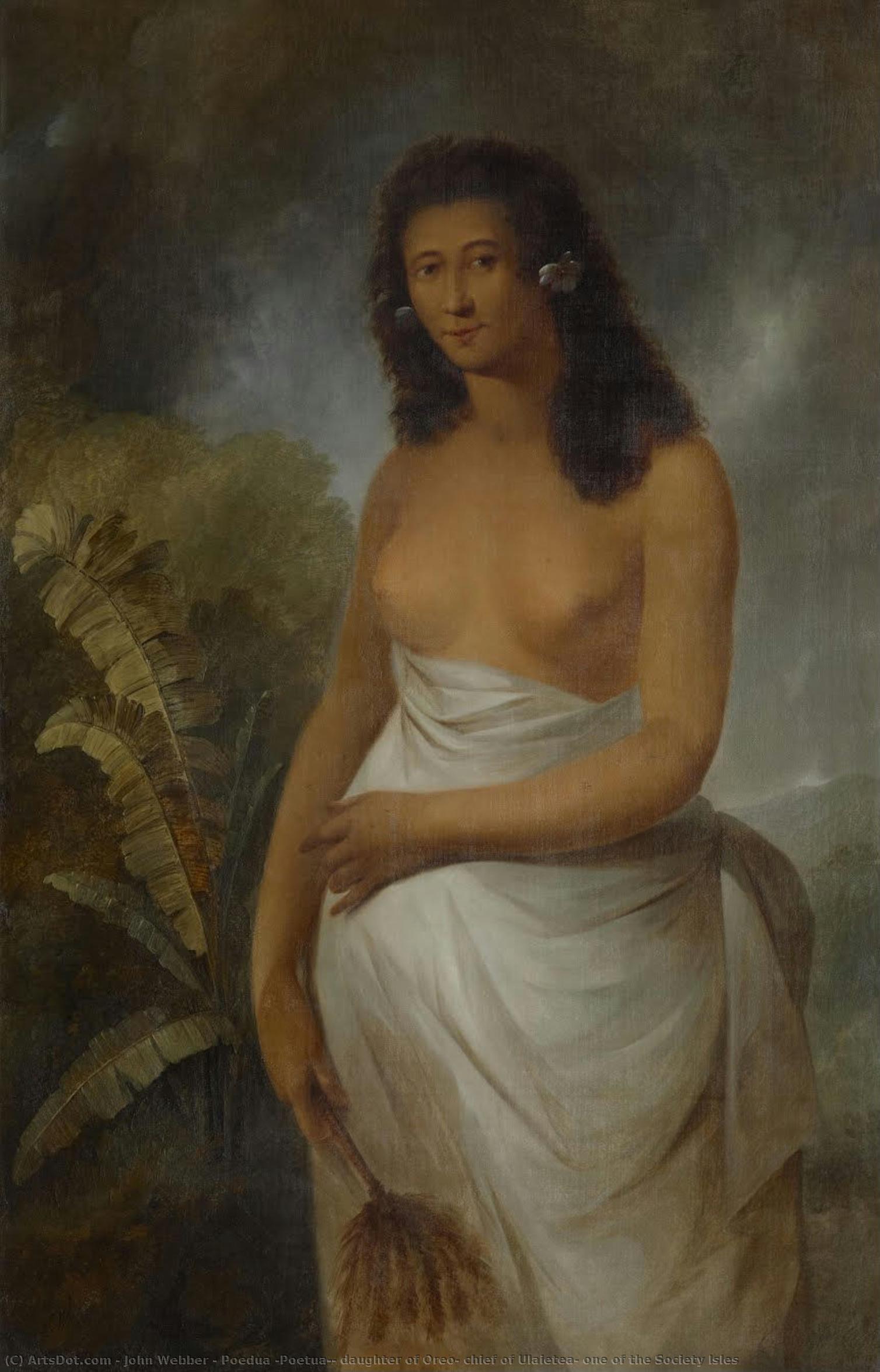 Poedua [poetua], Daughter Of Oreo, Chief Of Ulaietea, One Of The Society Isles — John Webber