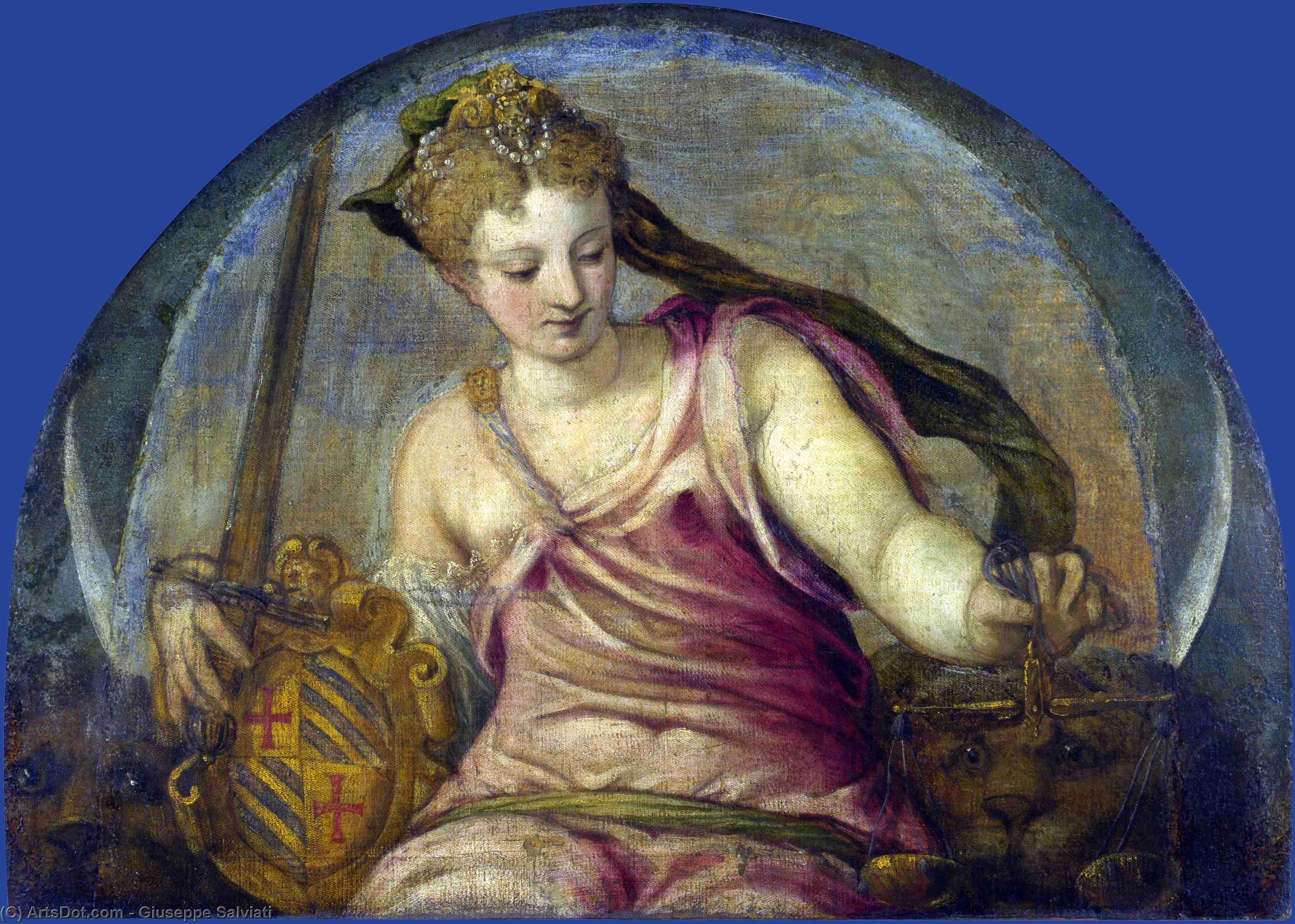Santacroce, Girolamo Da - Justice — Giuseppe Salviati