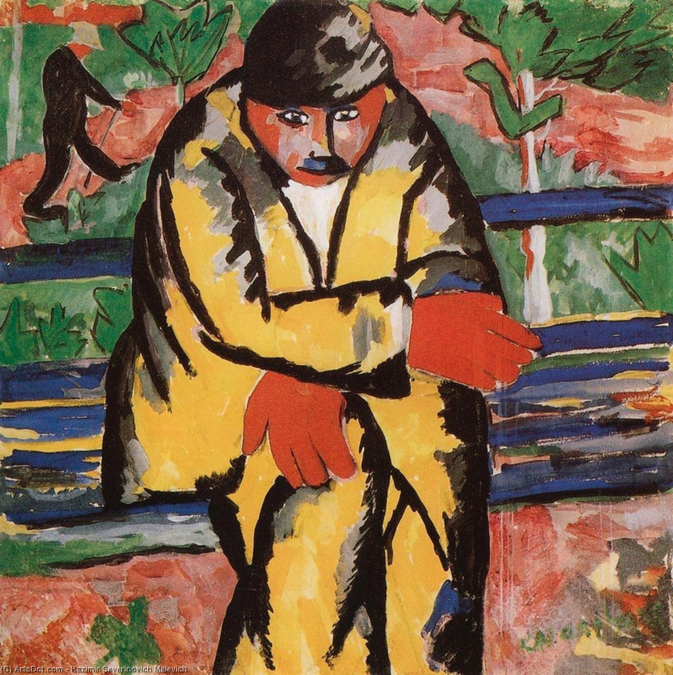 On The Boulevard — Kazimir Malevich