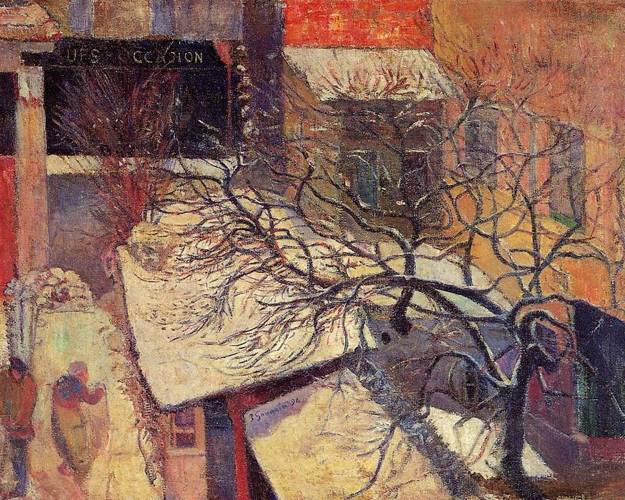 Paris In The Snow — Eugène Henri Paul Gauguin