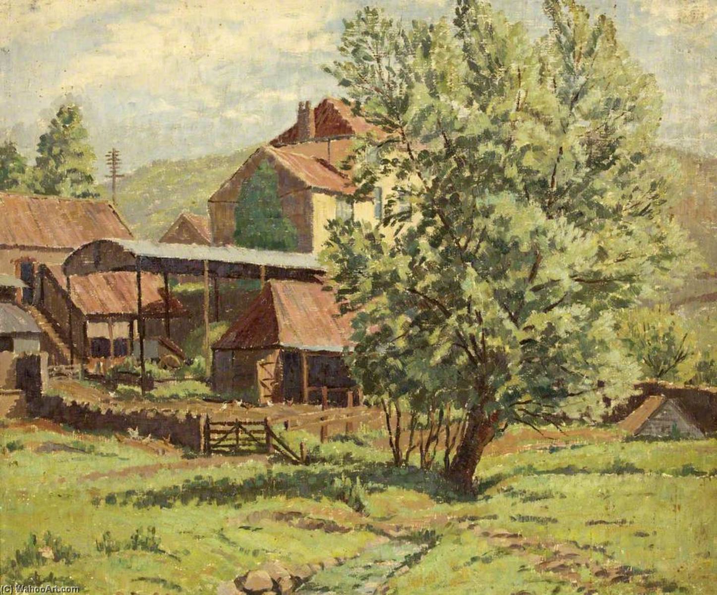A Mendip Farm — Donald Ewart Milner