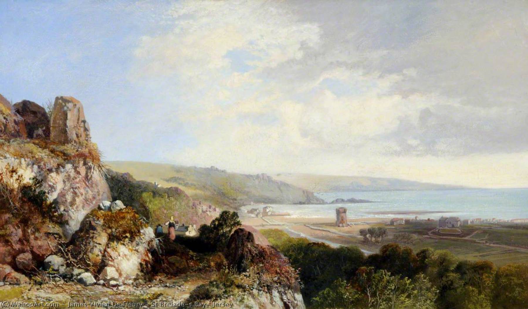 St Brelade's Bay, Jersey — James Vivien De Fleury