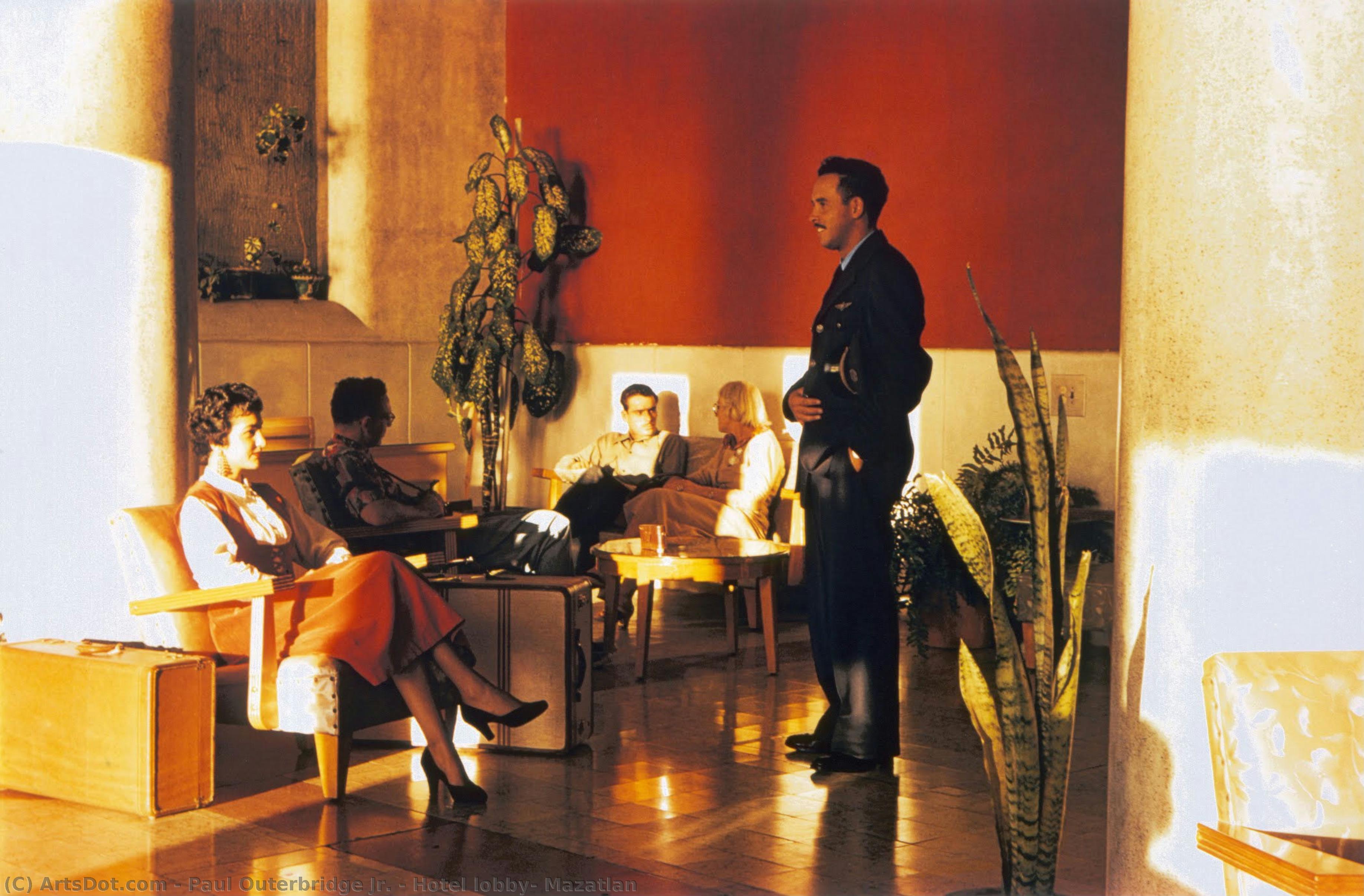 Hotel Lobby, Mazatlan — Paul Outerbridge Jr.