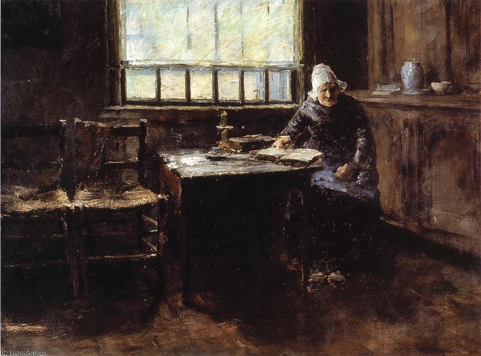 When One Is Old Aka The Old Cottager — William Merritt Chase