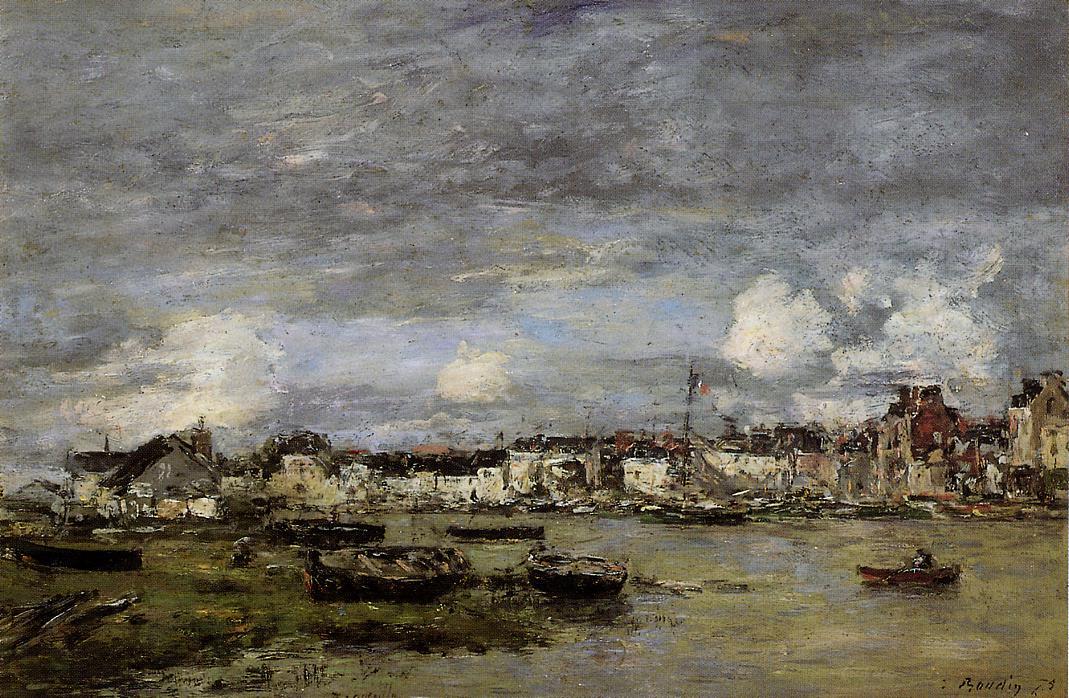 Trouville, The Port — Eugène Louis Boudin