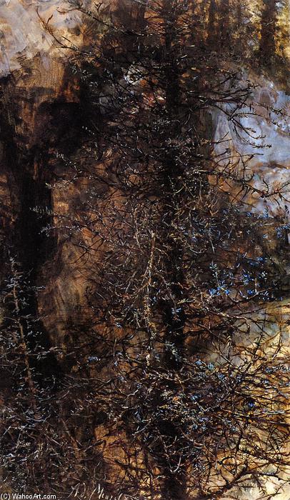 Owl In A Thicket — Адольф Мenzel
