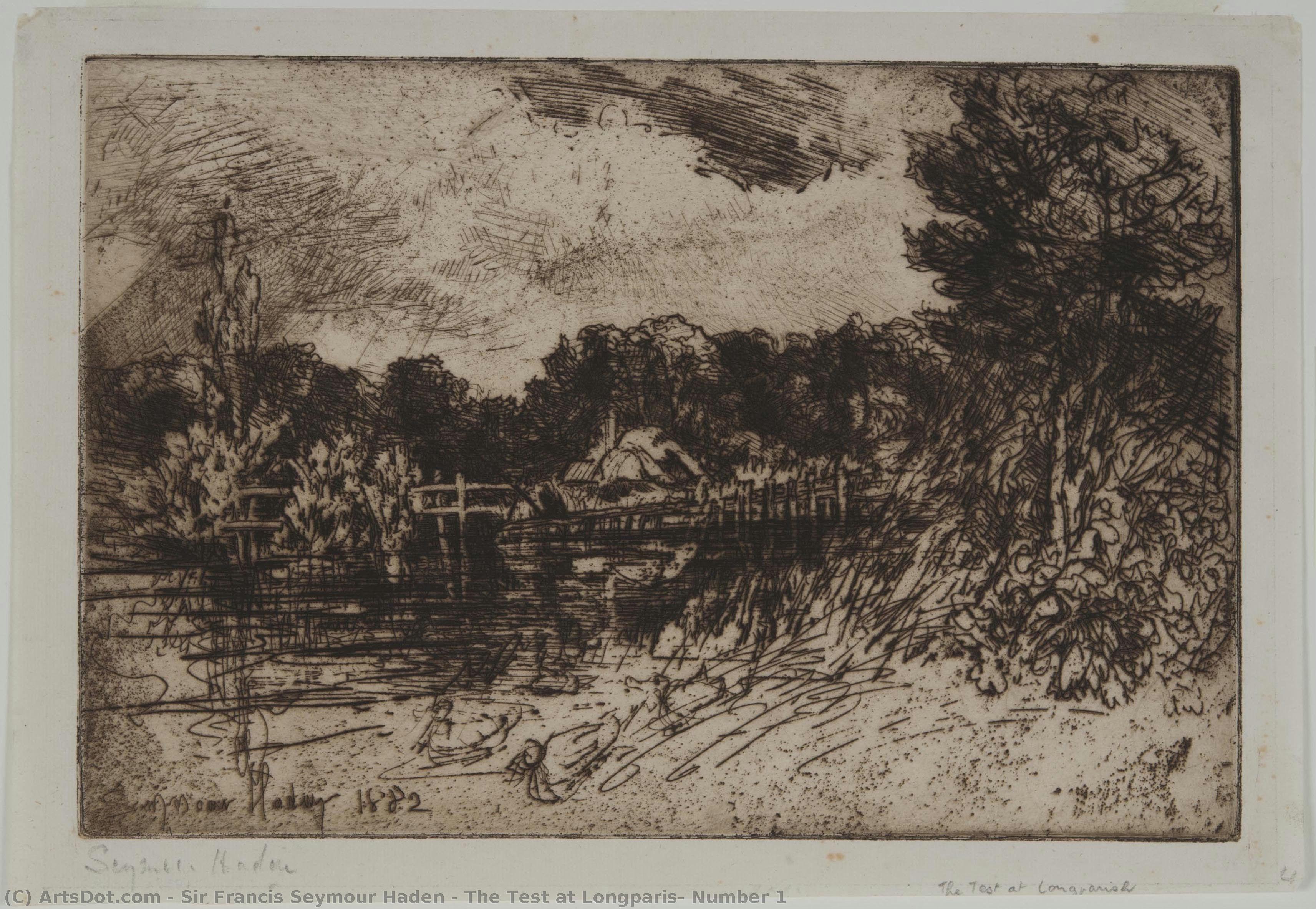 The Test At Longparis, Number 1 — Sir Francis Seymour Haden