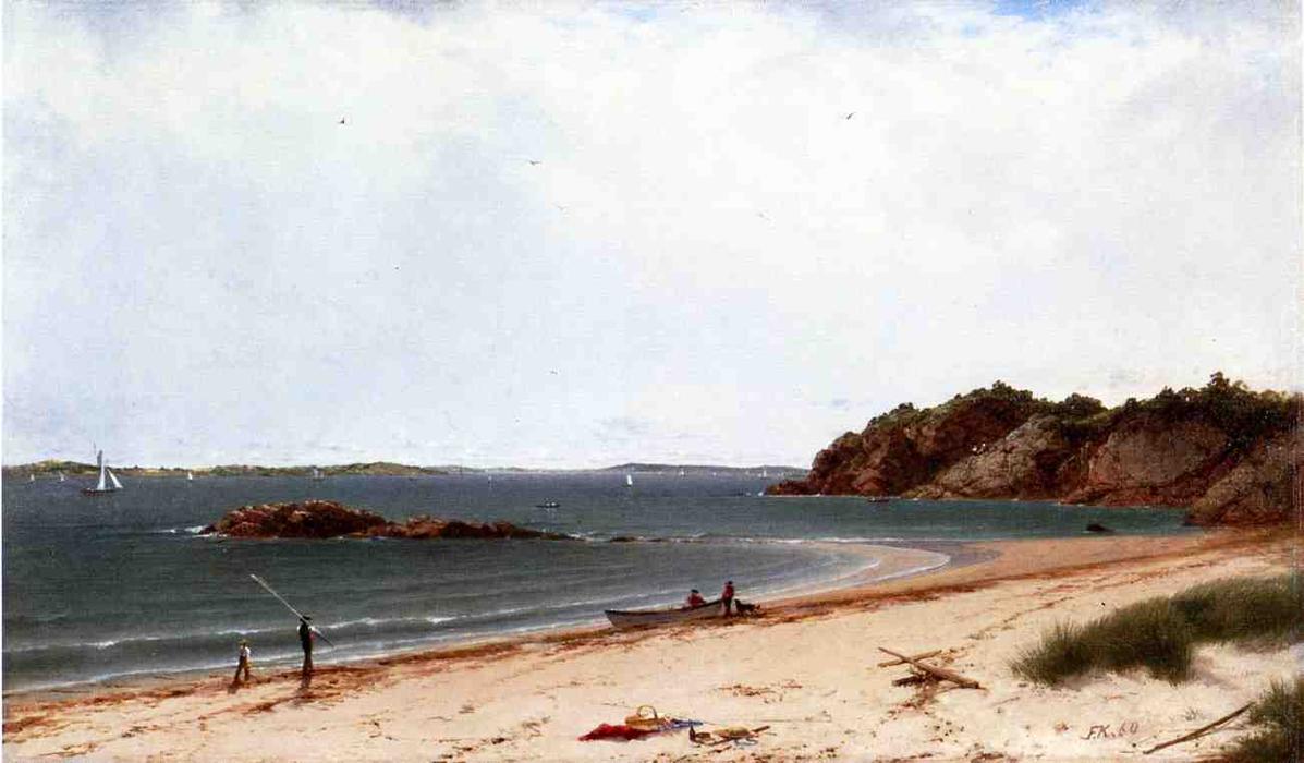 View Of The Beach At Beverly, Massachusetts — John Frederick Kensett