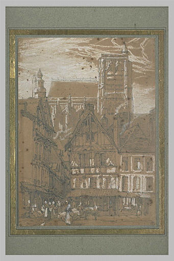 The Church Of St. Wulfran In Abbeville — Richard Parkes Bonington