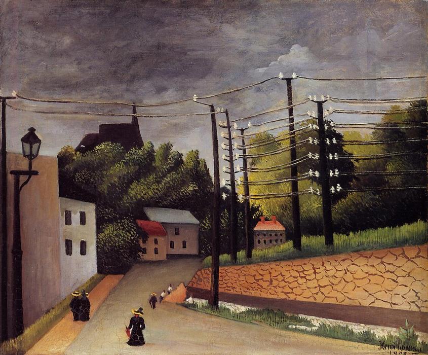 View Of Malakoff 1 — Henri Julien Félix Rousseau (le Douanier)