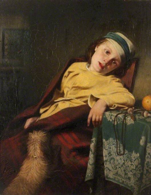 Sick Child With A Dog — Malcolm Stewart
