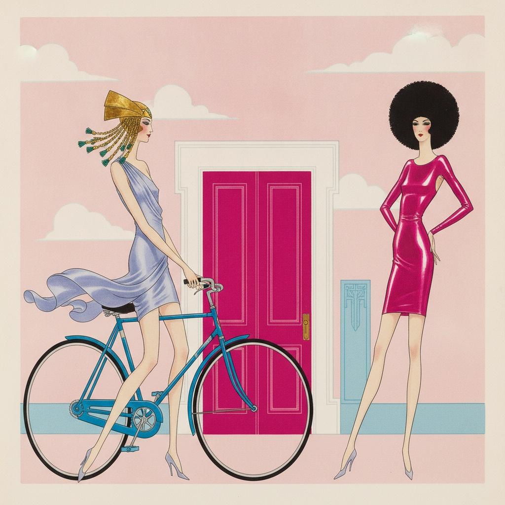 Portal Magenta Y La Bicicleta Azur — Valentin Laurent De Courcey