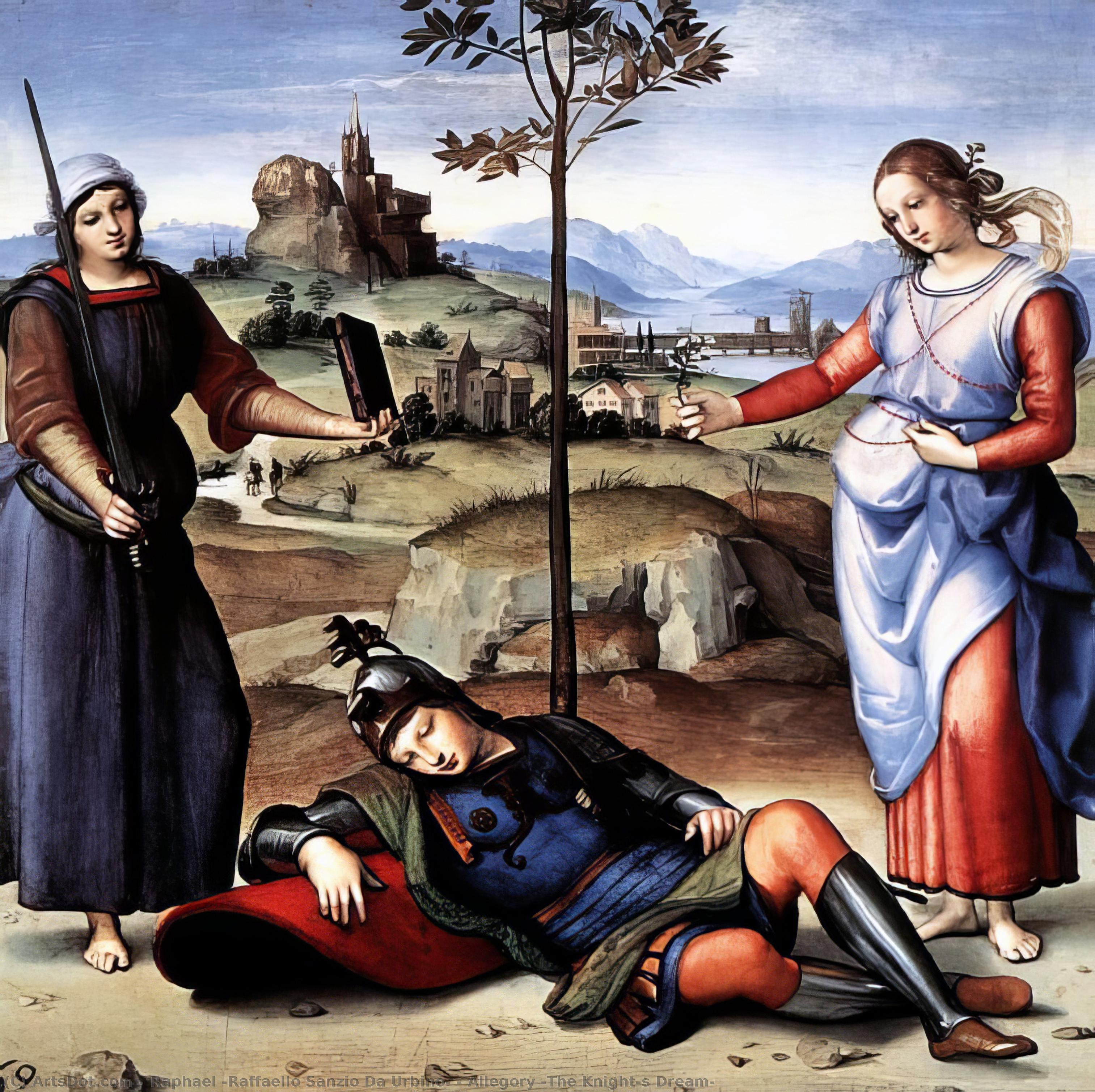 Allegory (the Knight's Dream) — Raphael