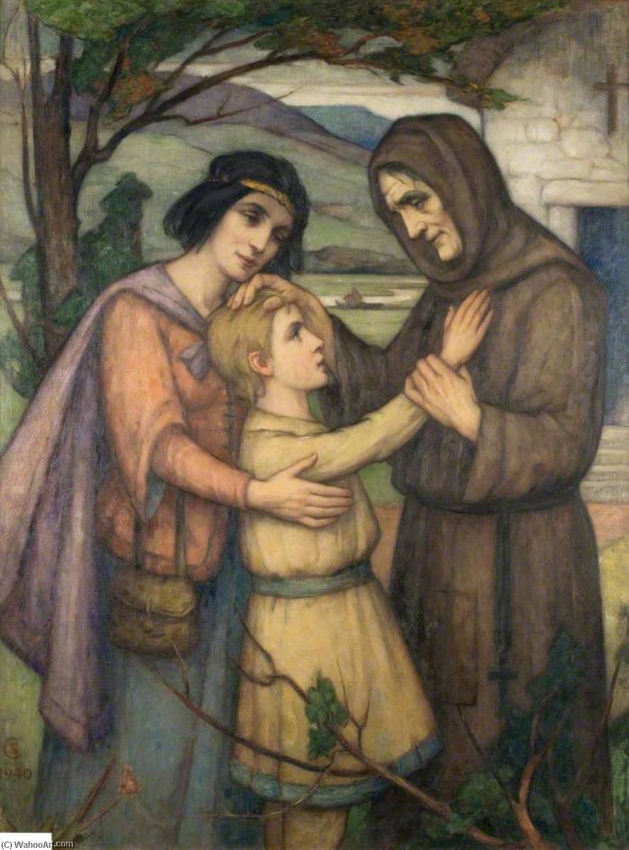 The Meeting Of Saint Kentigern And Saint Fergus — Stewart Carmichael