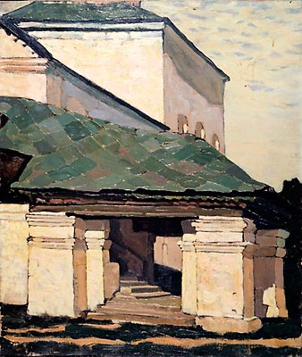 Smolensk. The Porch Of The Convent. — Nicholas Roerich