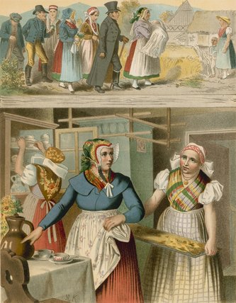 German Costume Preussen Buchwald Fischbach — Albert Kretschmer