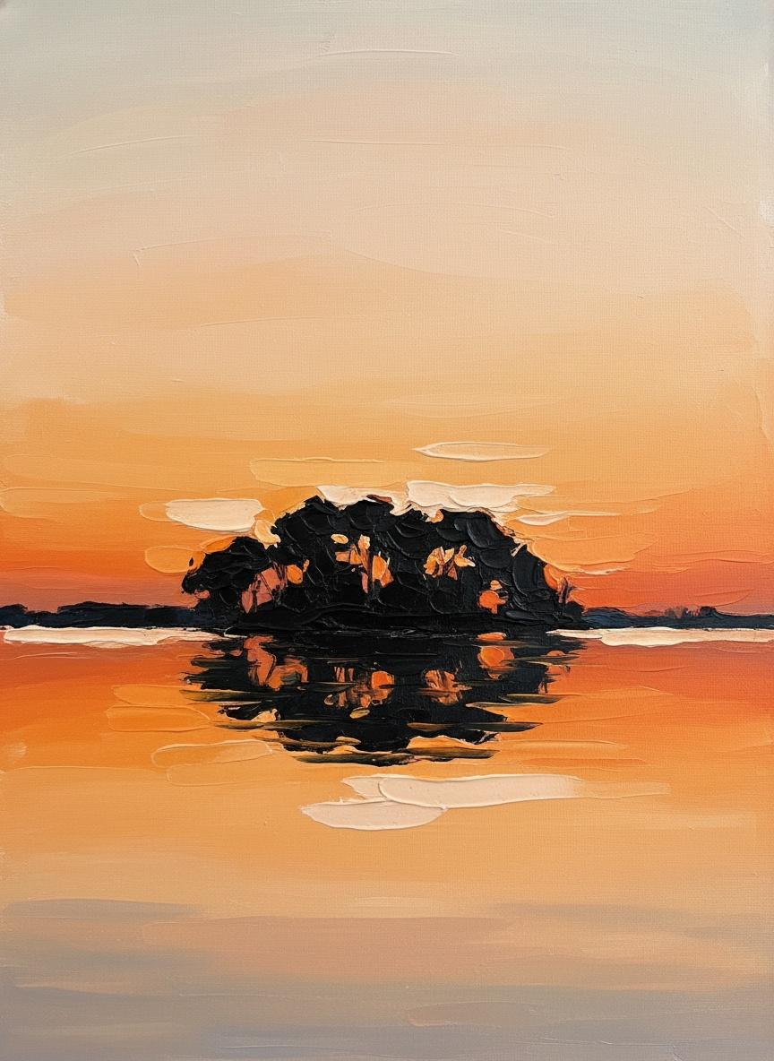 Glühender Horizont: Eine Studie In Goldener Stille — Guillaume Schmitt