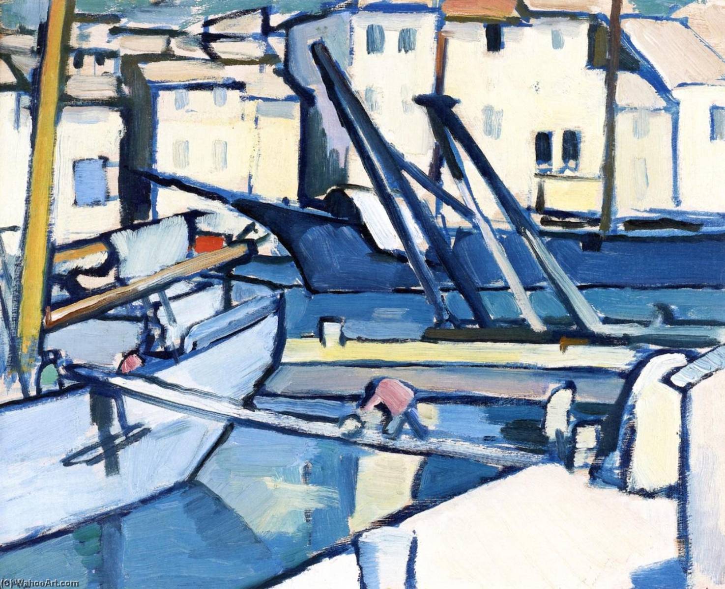 In Port, Cassis — Samuel John Peploe
