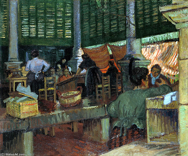 The Fish Market, Marseille — Raoul Dufy