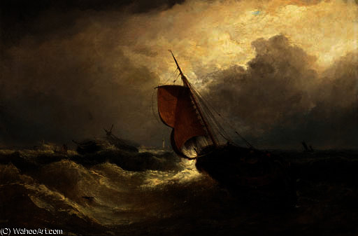 The Bay Of Ostende - A Break In The Clouds — Adolfus Nel