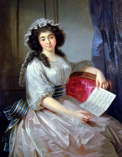 Marie Thérèse Eléonore Guignon Dite Mademoiselle Lescot Épouse De Louis Cécile Marie De Campistron De Maniban — Roques Joseph