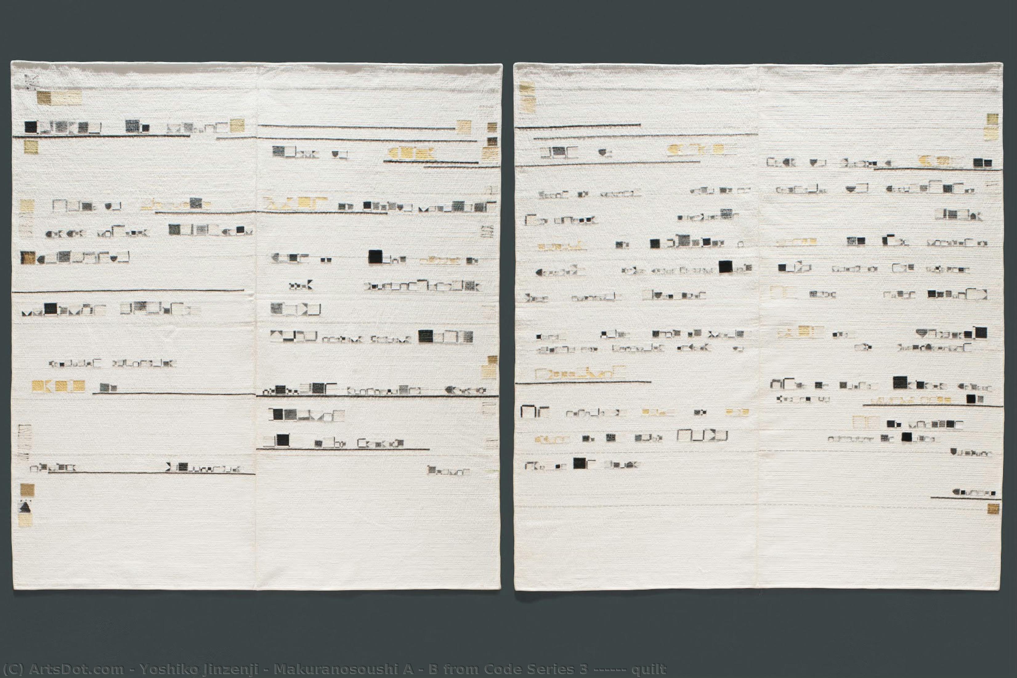 Makuranosoushi A & B From Code Series 3 (枕草子), Quilt — Yoshiko Jinzenji