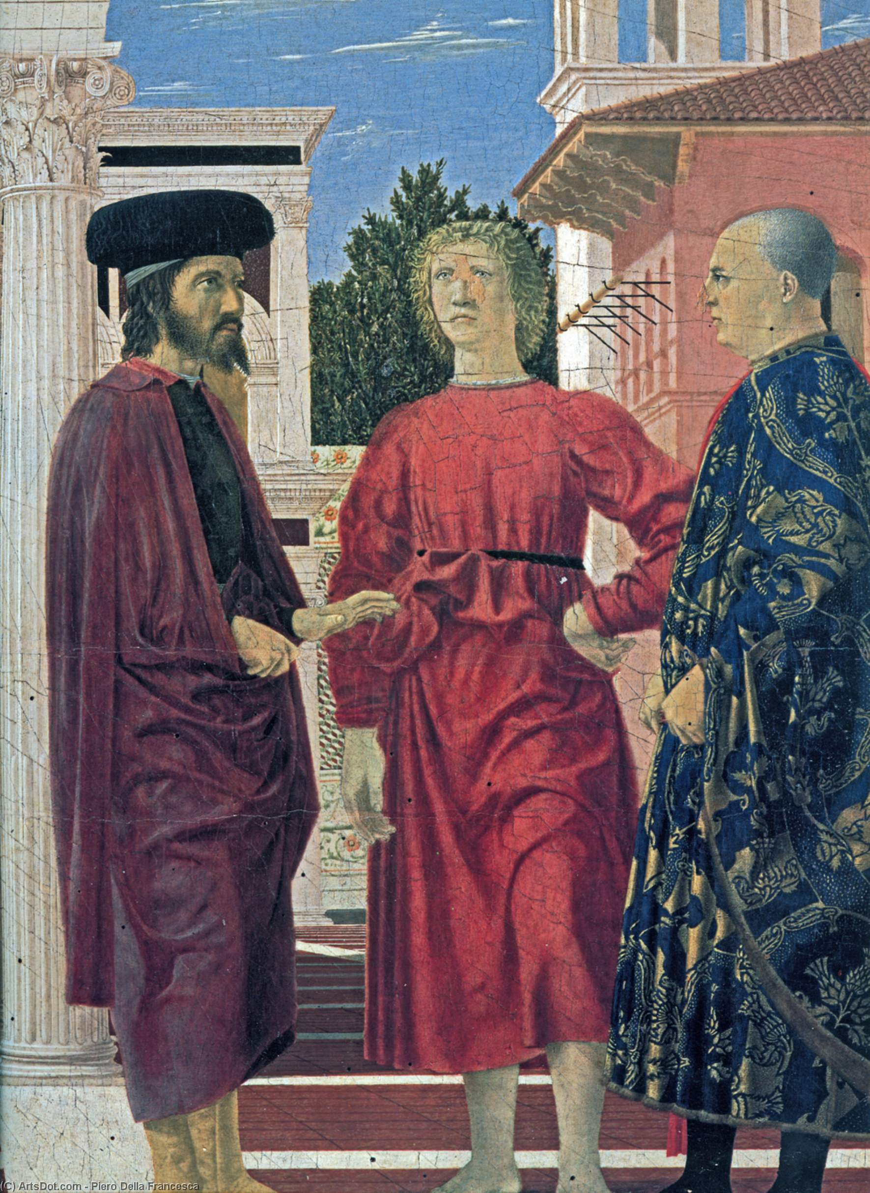 La Flagelación De Cristo (detalle) — Piero Della Francesca