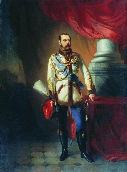Portrait Of Alexander Ii Of Russia — Konstantin Jegorowitsch Makowski