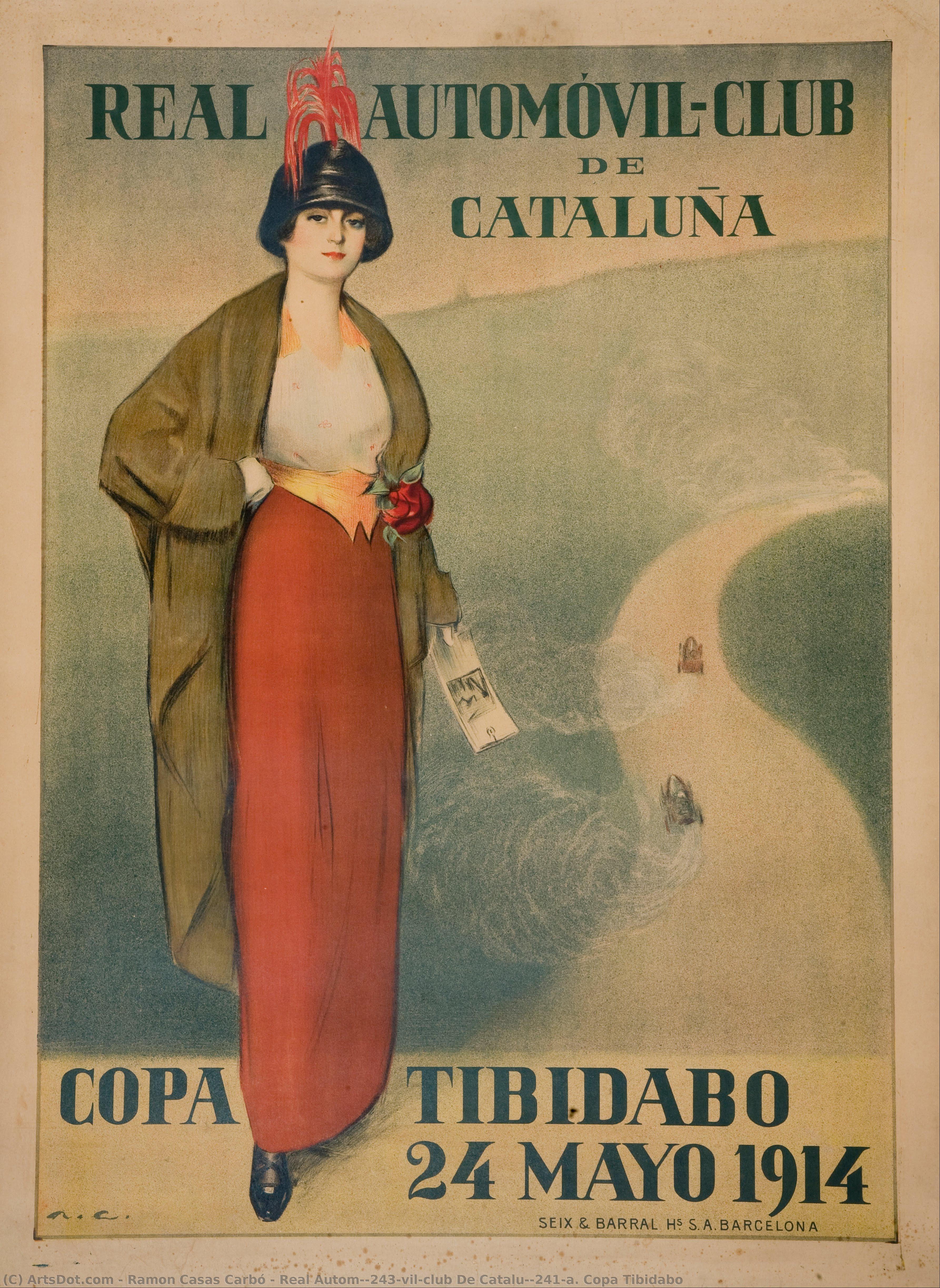 Real Automóvil-club De Cataluña. Copa Tibidabo — Ramon Casas Carbó