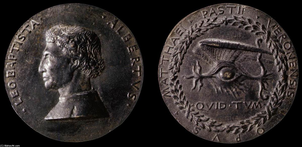 Medal Of Leon Battista Alberti — Matteo Di Andrea Pasti