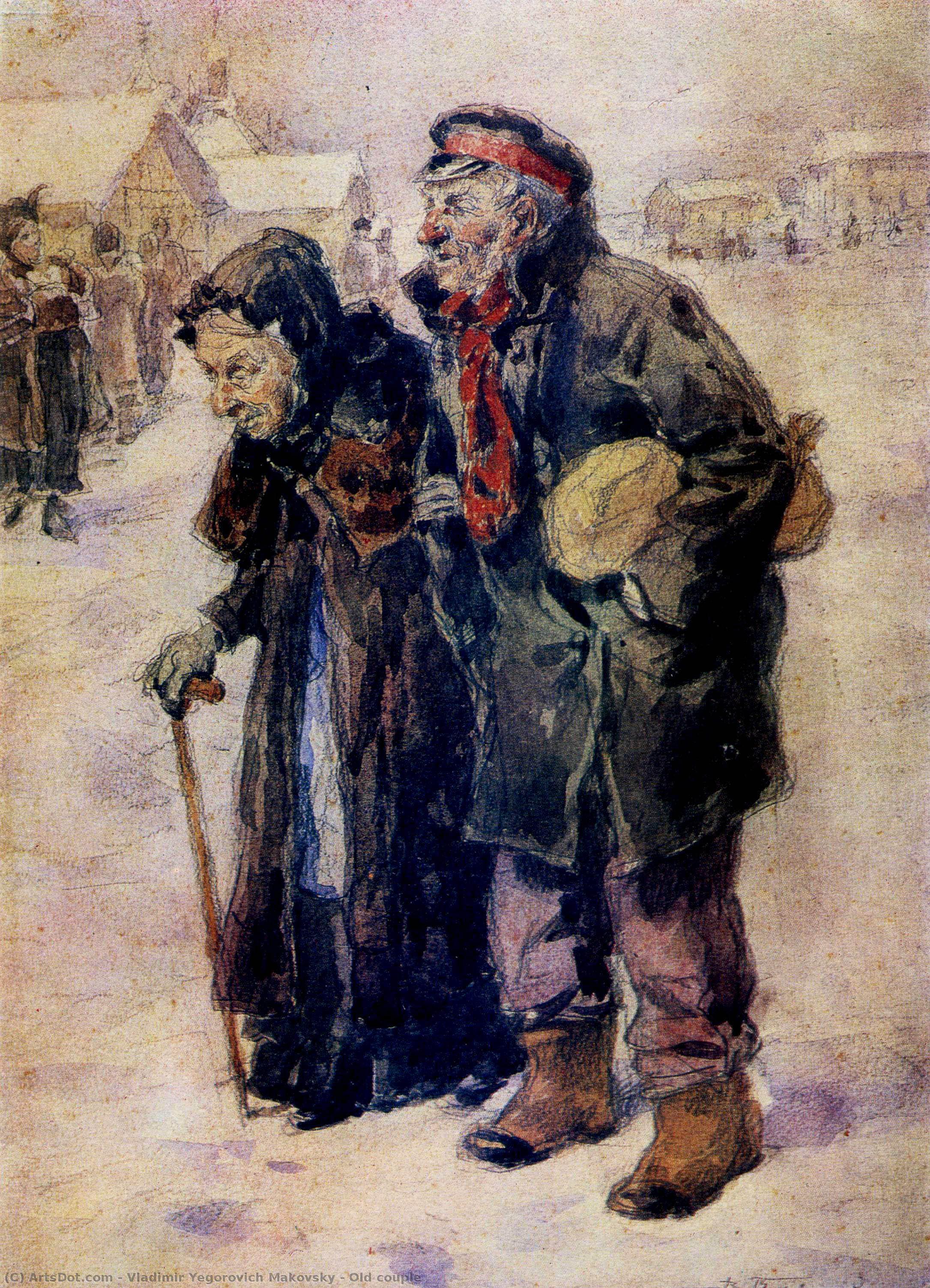 Old Couple — Vladimir Makovsky
