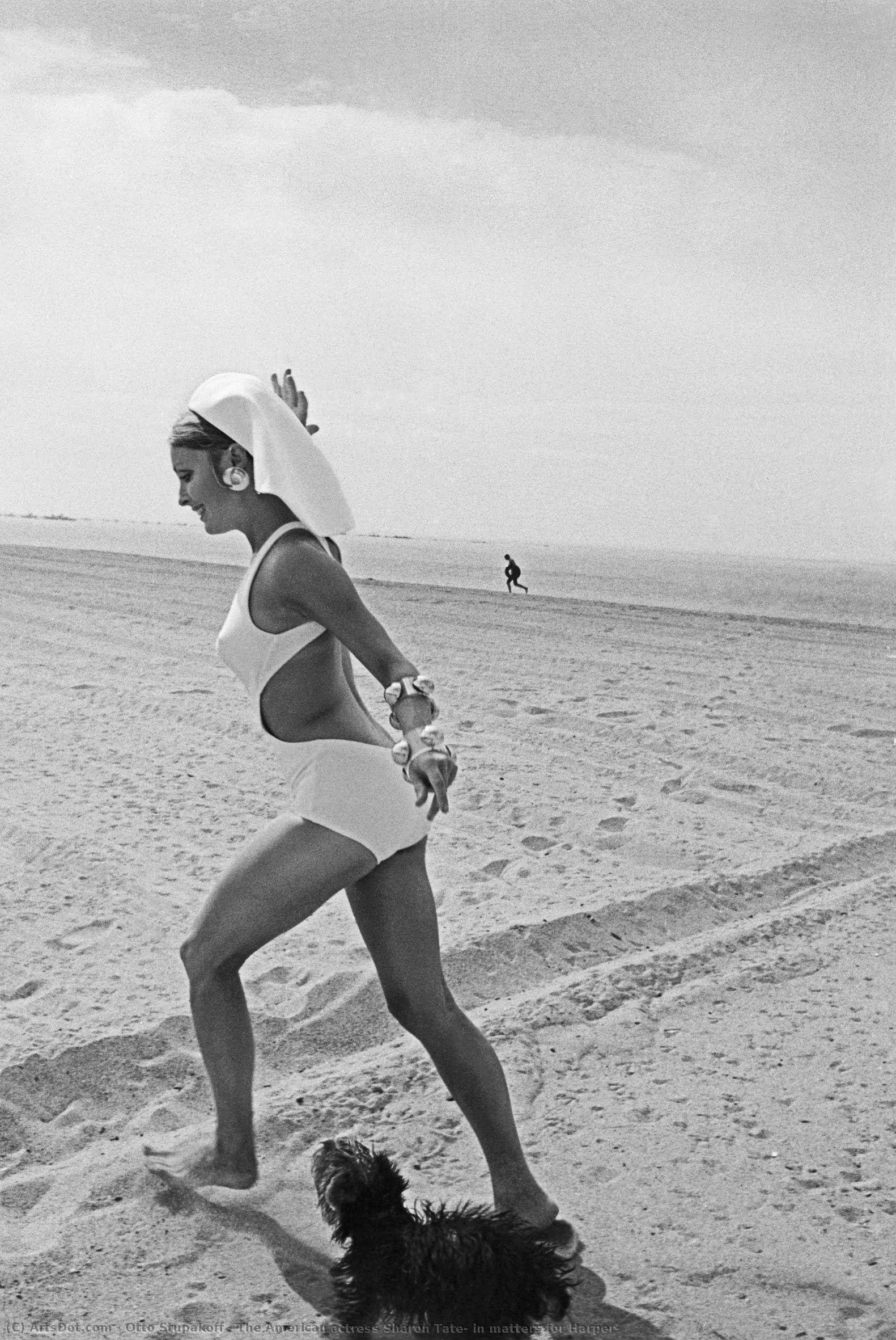 The American Actress Sharon Tate, In Matters For Harper — Otto Stupakoff