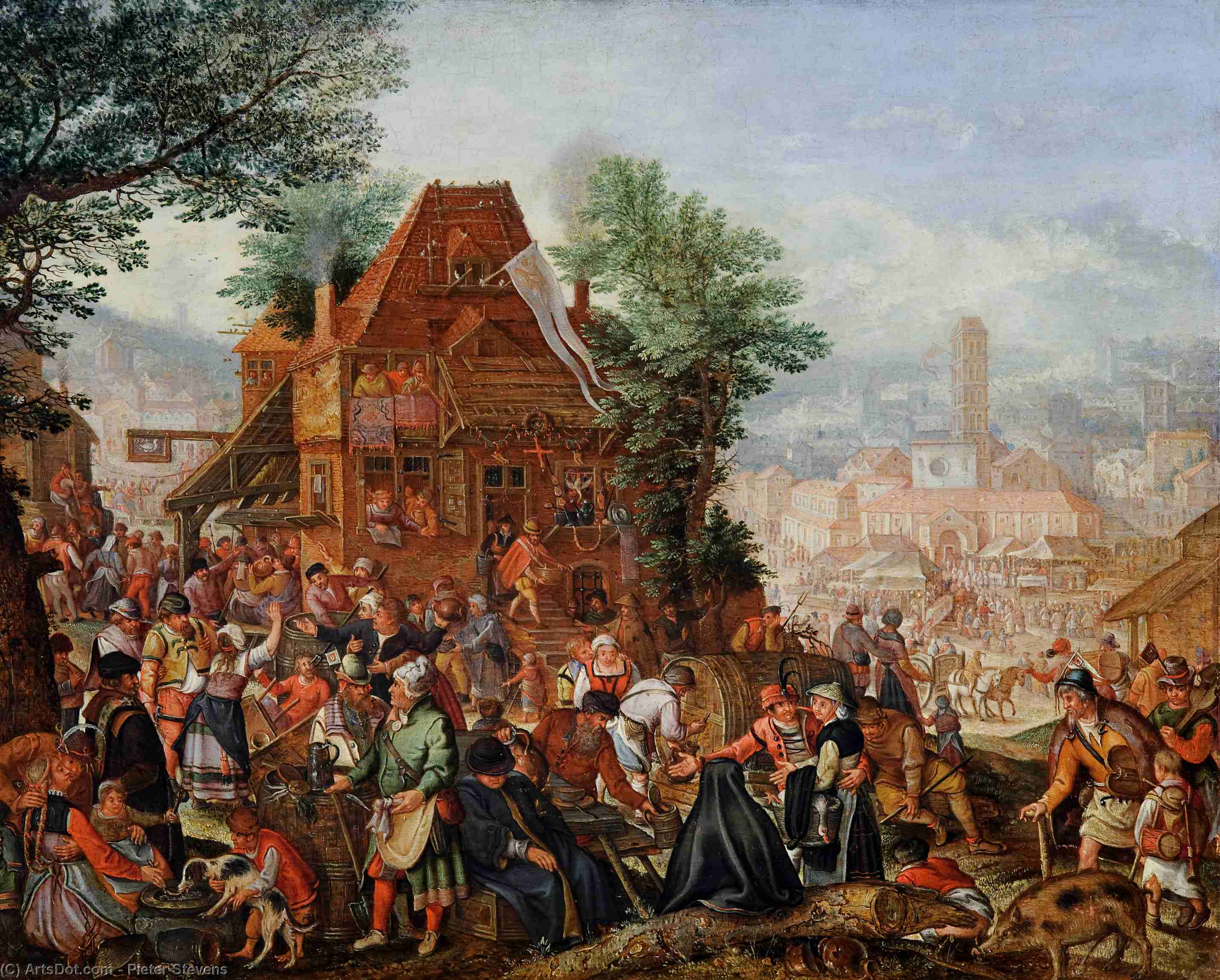 Feast On The Anniversary Of A Church Foundation — Pieter Stevens
