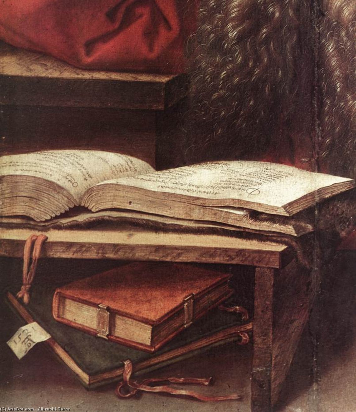 St Jerome (detail) — Альбрехт Дюрер