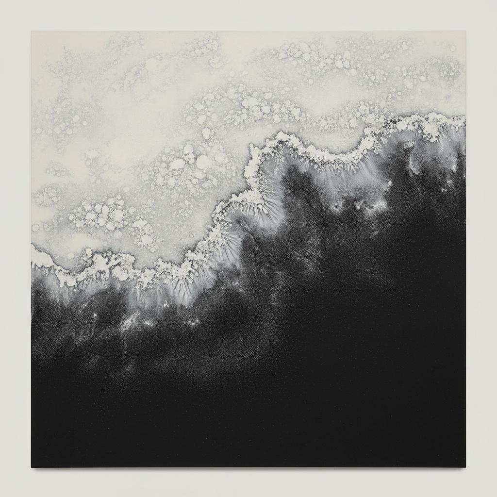 Fractured Obsidian: A Singular Study Of Primordial Light And Eternal Shadow — Laurent Vionnet