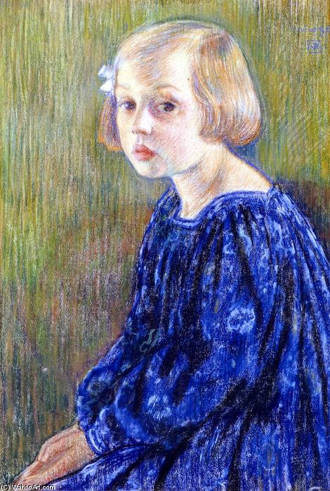 Portrait Of Elizabeth Van Rysselberghe — Theo Van Rysselberghe