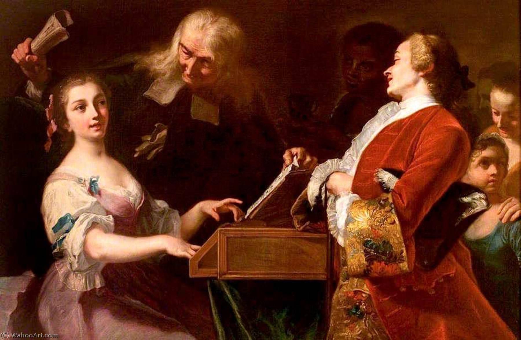 The Music Lesson — Giuseppe Bonito