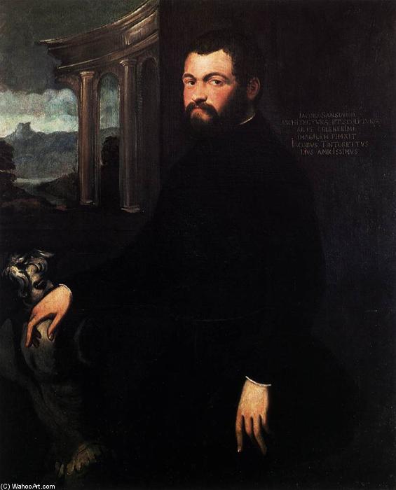 Retrato De Jacopo Sansovino — Jacopo Tintoretto