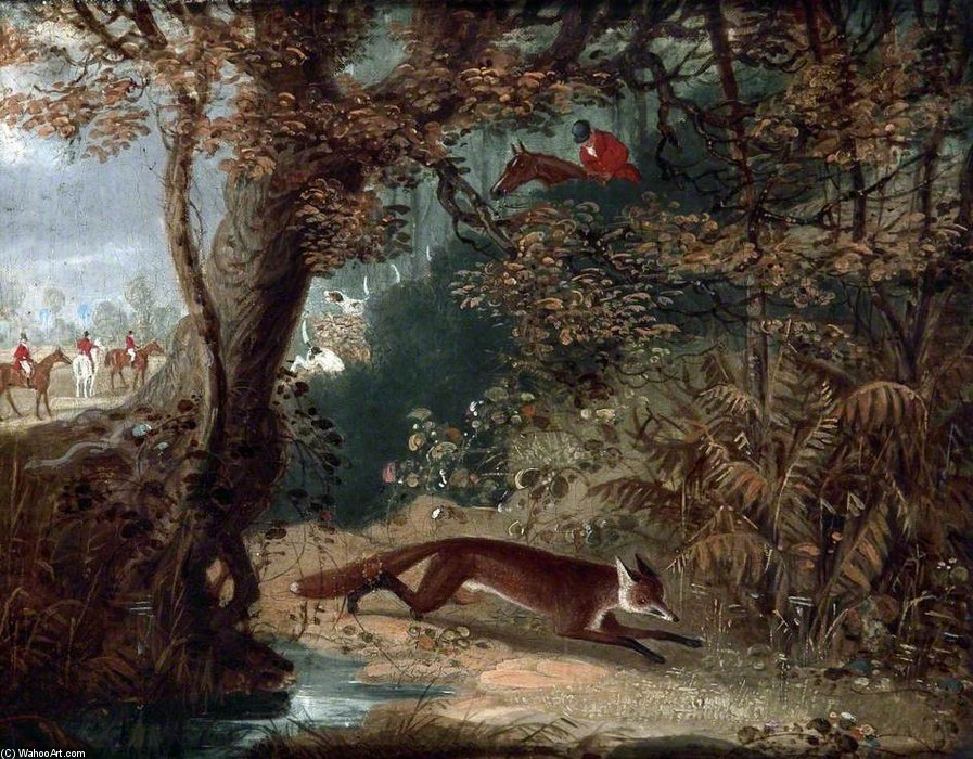 Fox Leaving Cover — James Pollard