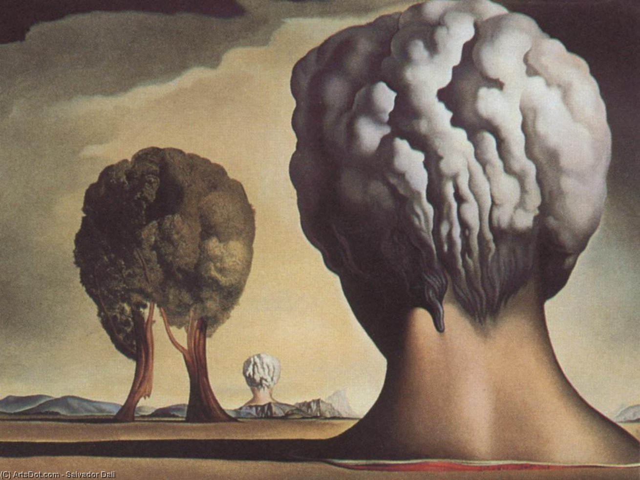 Three Sphinxes Of Bikini — Salvador Dalí